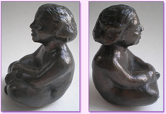 E.B. Cox Bronze Girl 1